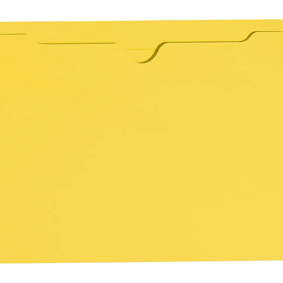 Smead® Color File Jackets, Letter Size, Yellow, Pack Of 100