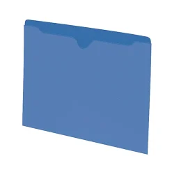 Smead® Color File Jackets, Letter Size, Blue, Pack Of 100