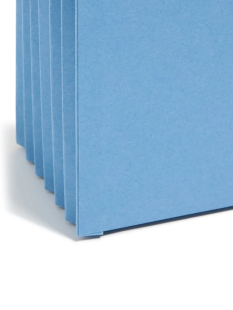 Smead® Color File Pockets, 5 1/4" Expansion, 9 1/2" x 14 3/4", Blue