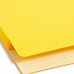 SmeadĀ® Color File Pockets, 3 1/2" Expansion, 9 1/2" x 11 3/4", Assorted Colors, Pack Of 5