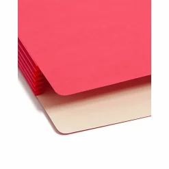 Smead® Color File Pockets, Letter Size, 5 1/4