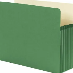 Smead® Color Top-Tab File Pockets, Letter Size, 5 1/4