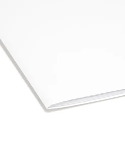 Smead® 1/3-Cut 2-Ply Color File Folders, Legal Size, White, Box Of 100