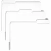 Smead® 1/3-Cut 2-Ply Color File Folders, Letter Size, White, Box Of 100