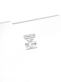 Smead® 1/3-Cut 2-Ply Color File Folders, Letter Size, White, Box Of 100