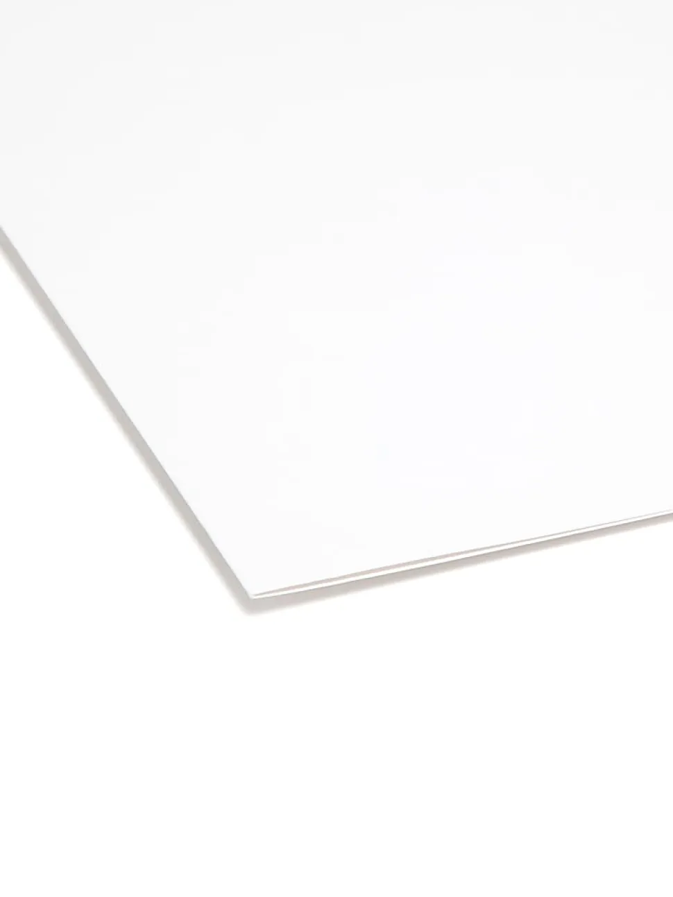 Smead® 1/3-Cut 2-Ply Color File Folders, Letter Size, White, Box Of 100