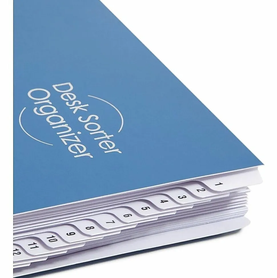 Smead® Desk File/Sorter, 1-31, Letter Size, 35% Recycled, Blue