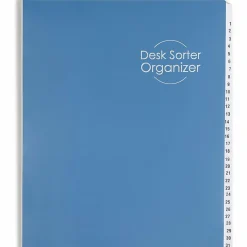 Smead® Desk File/Sorter, 1-31, Letter Size, 35% Recycled, Blue