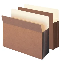 Smead® Easy-Access Top-Tab Tyvek® File Pockets, Letter Size, 5 1/4