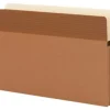Smead® Easy Grip Pockets Expanding File Folders, Legal Size, 30% Recycled, Redrope, Box Of 25