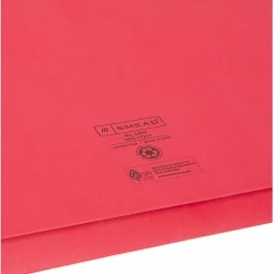 SmeadĀ® Elastic Closure Expanding School Wallets, Legal Size, 2" Expansion, Assorted Colors, Pack Of 50