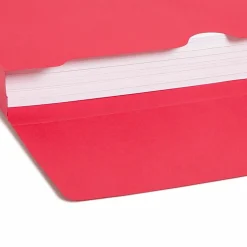 Smead® Elastic Closure Expanding School Wallets, Letter Size, 2" Expansion, Assorted Colors, Pack Of 50
