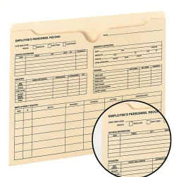 Smead® Employee Record File Jackets, Manila, Pack Of 20