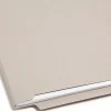 Smead® End-Tab Colored Fastener Folders With Shelf-Master® Reinforced Tab And 2 Fasteners, 3/4" Expansion, Letter Size, Gray, Box Of 50 Folders