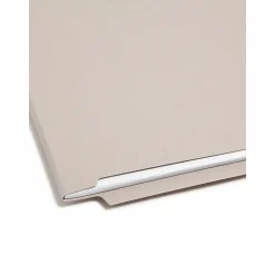 Smead® End-Tab Colored Fastener Folders With Shelf-Master® Reinforced Tab And 2 Fasteners, 3/4