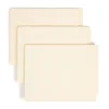 Smead® End-Tab Fastener Folders With Dividers, Letter Size, Manila, Box Of 50 (34220)
