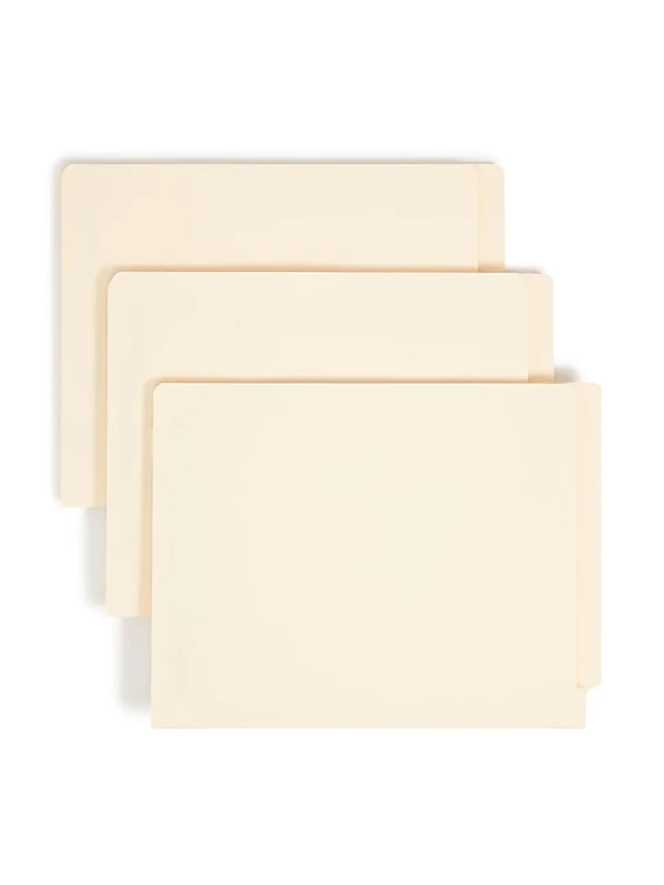 Smead® End-Tab Fastener Folders With Dividers, Letter Size, Manila, Box Of 50 (34220)