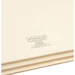 Smead® End-Tab File Pockets , Legal Size (8 1/2" x 14"), 1 3/4" Expansion, Manila, Box Of 25