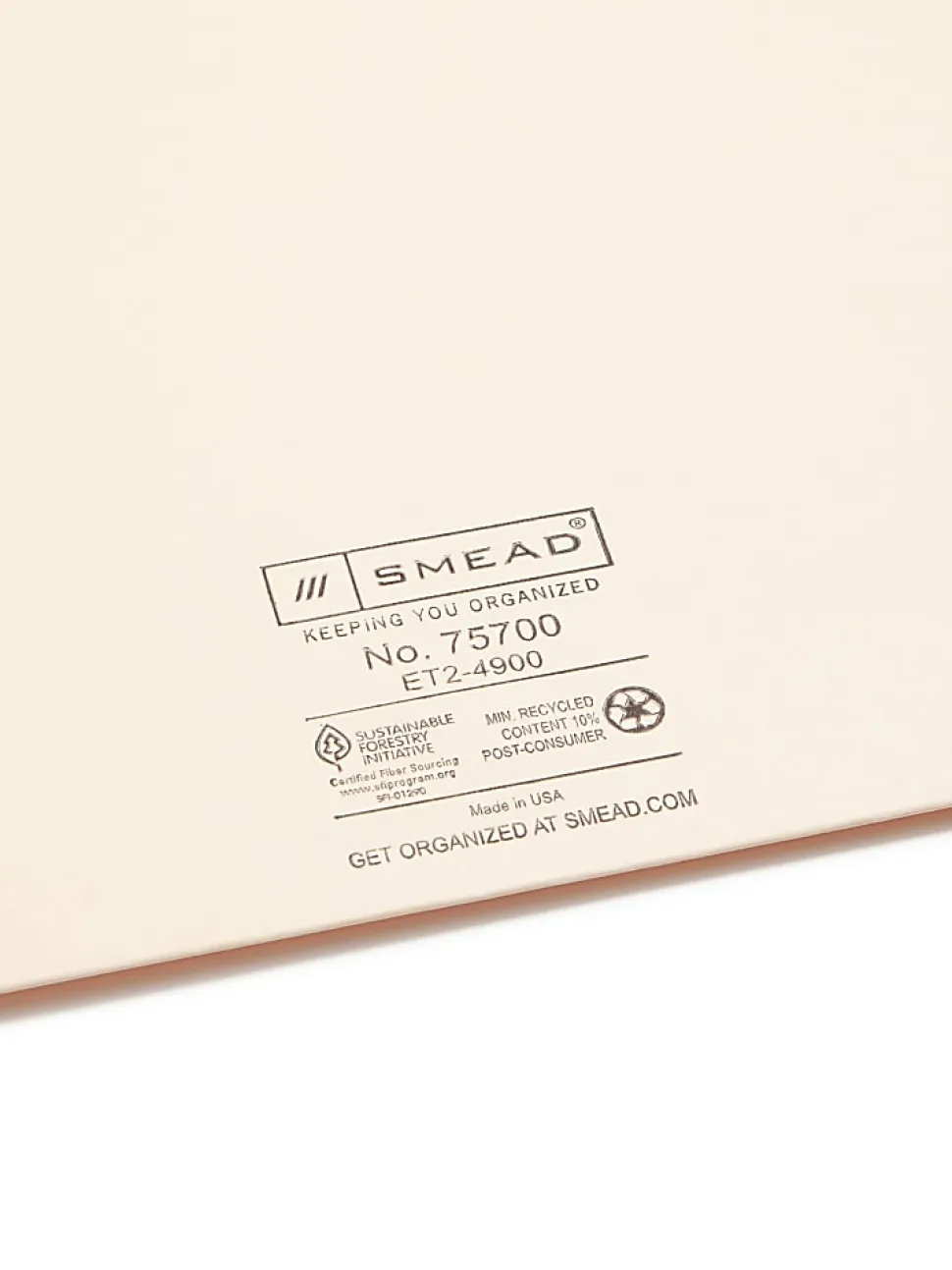 Smead® End-Tab Jackets, 9 1/2" x 12 1/4", Manila, Pack Of 100