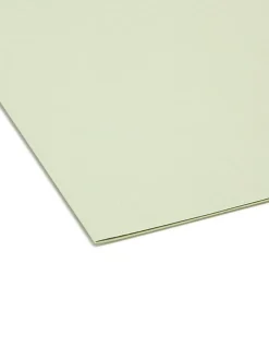 Smead® Erasable FasTab® Hanging File Folders, Letter Size, Moss, Box Of 20 Folders