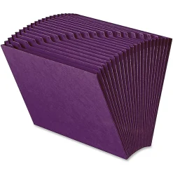 SmeadĀ® Expanding A-Z Files Without Flap, Letter Size, 7/8" Expansion, Purple