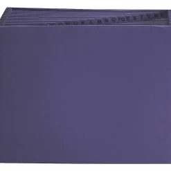 Smead® Expanding A-Z Files Without Flap, Letter Size, 7/8" Expansion, Purple