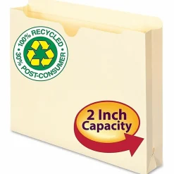 Smead® Expanding File Jackets, Letter Size, 2