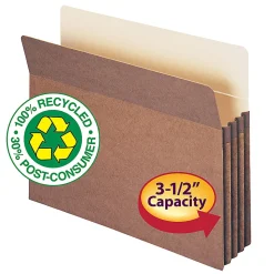 Smead® Expanding File Pocket. Legal Size, 3 1/2
