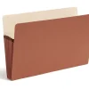 Smead® Expanding File Pockets, 5 1/4" Expansion, 9 1/2" x 14 3/4", 30% Recycled, Redrope, Pack Of 10