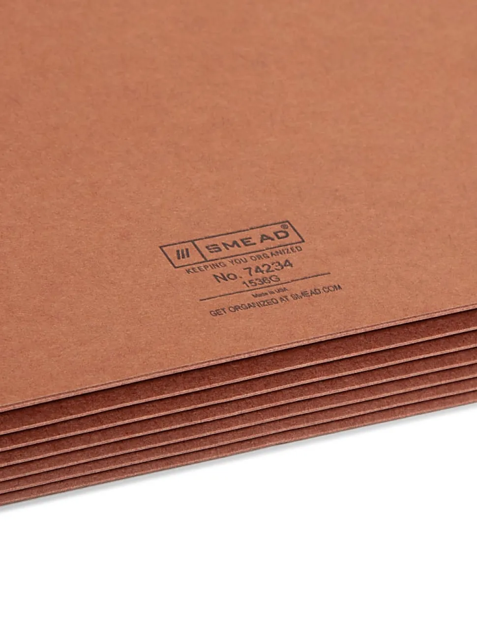 Smead® Expanding File Pockets, 5 1/4" Expansion, 9 1/2" x 14 3/4", 30% Recycled, Redrope, Pack Of 10