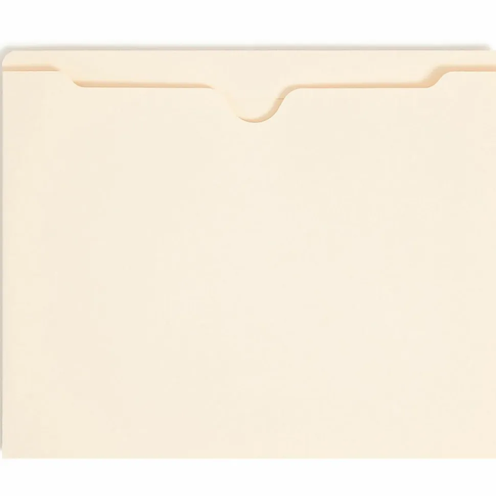 Smead® Expanding Reinforced Top-Tab File Jackets, 2" Expansion, Letter Size, Manila, Box Of 50 (75560)
