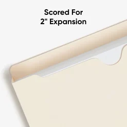 Smead® Expanding Reinforced Top-Tab File Jackets, 2