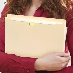 Smead® Expanding Reinforced Top-Tab File Jackets, 2