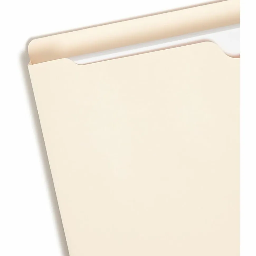 Smead® Expanding Reinforced Top-Tab File Jackets, 1" Expansion, Legal Size, Manila, Box Of 50