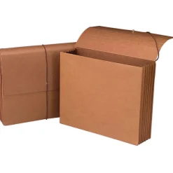 Smead® Expanding Wallet, 5 1/4" Expansion, 11 3/4" x 9 1/2", 30% Recycled, Redrope