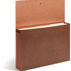 Smead® Expanding Wallet, 3 1/2" Expansion, 10" x 15", 30% Recycled, Brown