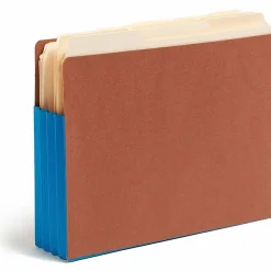 Smead® Extra-Wide Expansion End-Tab File Pockets, 12