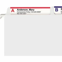Smead® FasTab Hanging File Folders, Letter Size, White, Box Of 20 Folders