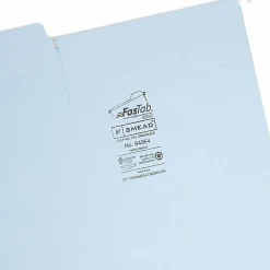 SmeadĀ® FasTabĀ® Hanging File Folders, Letter Size, Assorted Colors, Pack Of 18