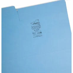 SmeadĀ® FasTabĀ® Hanging File Folders, Legal Size, Assorted Colors, Pack Of 18