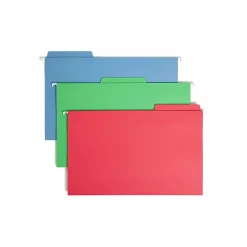 Smead® FasTab® Hanging File Folders, Legal Size, Assorted Colors, Pack Of 18