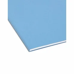 SmeadĀ® FasTabĀ® Hanging File Folders, Letter Size, Blue, Box Of 20