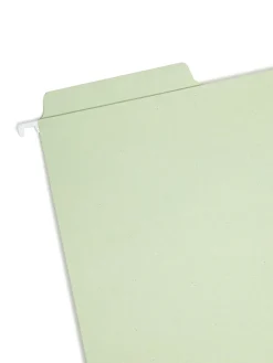 Smead® FasTab® Hanging File Folders, Letter Size, Moss, Pack Of 20