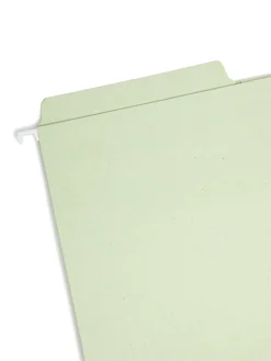 Smead® FasTab® Hanging Folders, 1/3 Cut, Legal Size, Moss, Pack Of 20