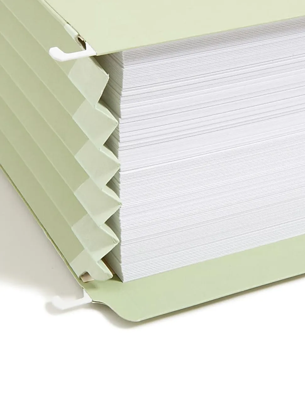 Smead® FasTab® 5 1/4" Hanging Pockets, Letter Size, Moss, Pack Of 9