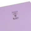Smead® File Folders, Letter Size, Straight Cut, Lavender, Box Of 100