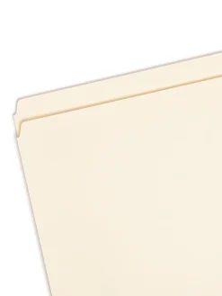 Smead® File Folders, Letter Size, Straight Cut, Manila, Pack Of 100