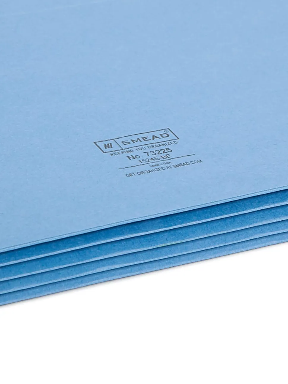 Smead® File Pocket Expanding Color Pockets, 3 1/2" Expansion, Letter Size, Blue