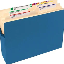 Smead® File Pocket Expanding Color Pockets, 3 1/2