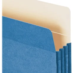 Smead® File Pocket Expanding Color Pockets, 3 1/2